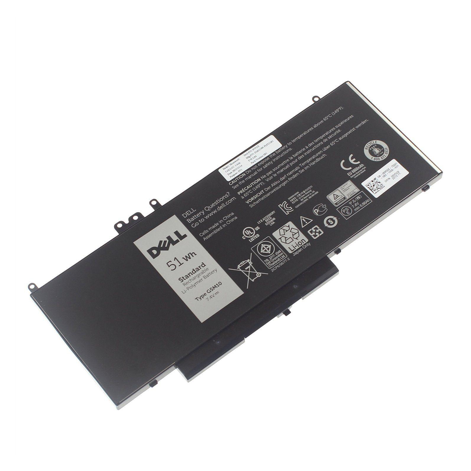 Аккумулятор для ноутбука Dell Latitude E5550 G5M10, 6860mAh (51Wh), 6cell, 7.4V (A47175) изображение 2