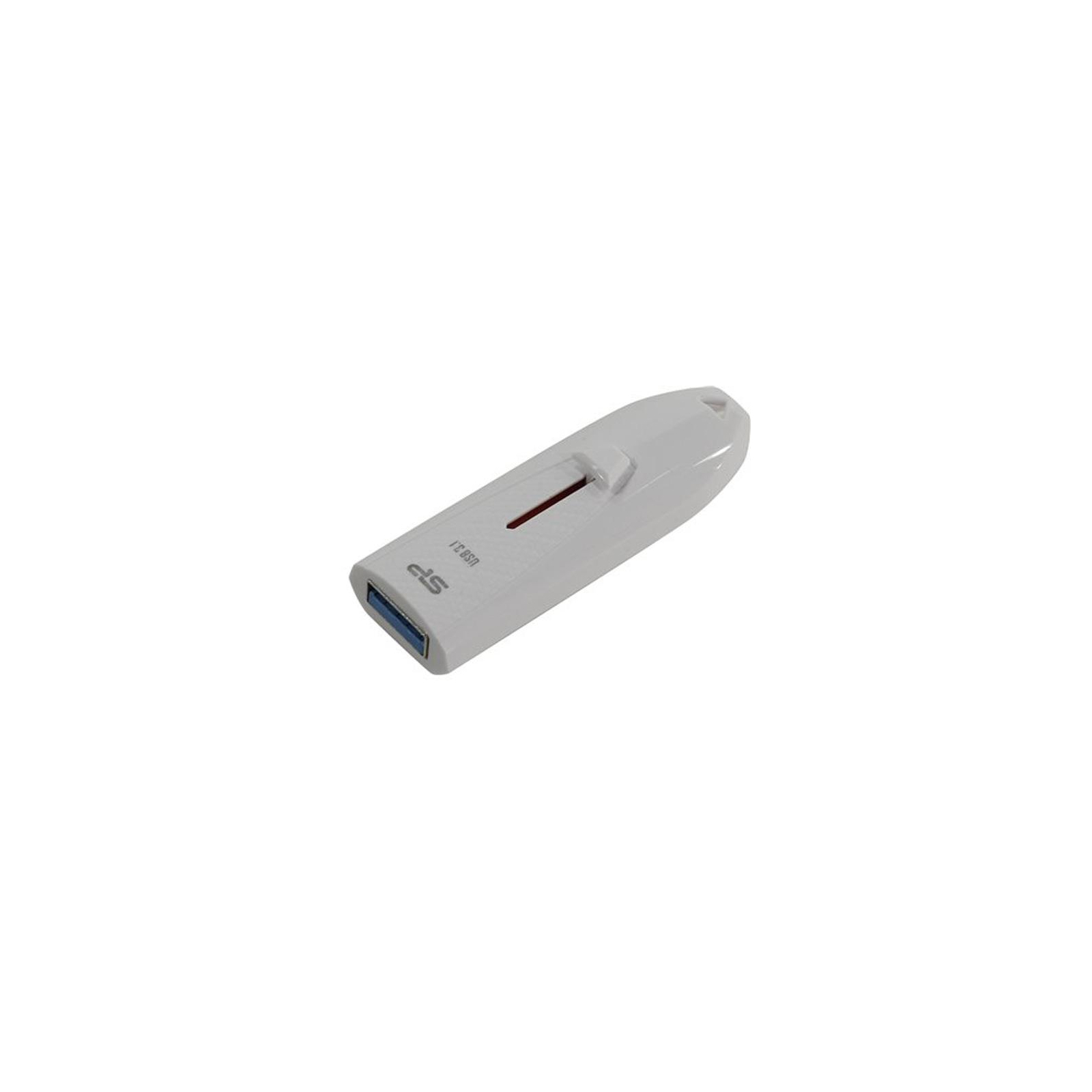 USB флеш накопичувач Silicon Power 16GB Blaze B25 White USB 3.1 (SP016GBUF3B25V1W) зображення 2