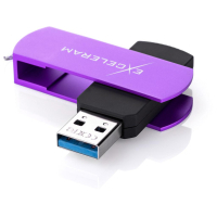 USB флеш накопитель eXceleram 32GB P2 Series Grape/Black USB 3.1 Gen 1 (EXP2U3GPB32) изображение 2