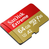 Карта памяти SanDisk 64GB microSDXC class 10 UHS-I U3 Extreme V30 (SDSQXA2-064G-GN6MA) изображение 3