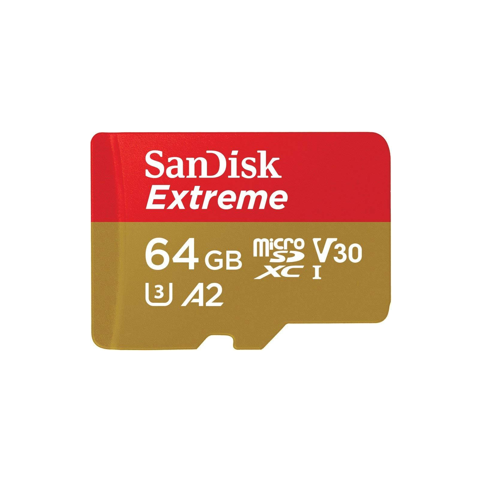 Карта памяти SanDisk 64GB microSDXC class 10 UHS-I U3 Extreme V30 (SDSQXA2-064G-GN6MA)