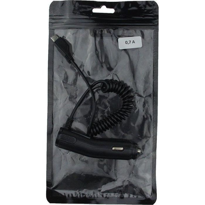 Зарядное устройство Toto TZN-65 Car charger MicroUsb 700 mA 1.2m Black (F_53412) изображение 2