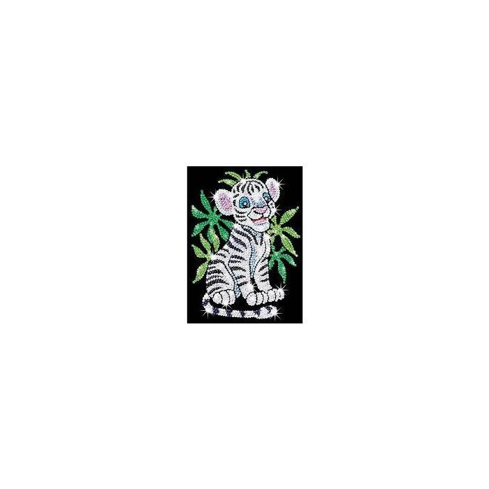 Набор для творчества Sequin Art RED Toby the White Tiger Cub (SA0906)