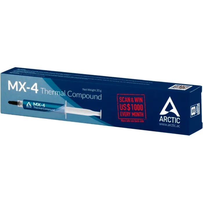 Термопаста Arctic MX-4 20г (ACTCP00001B) изображение 2