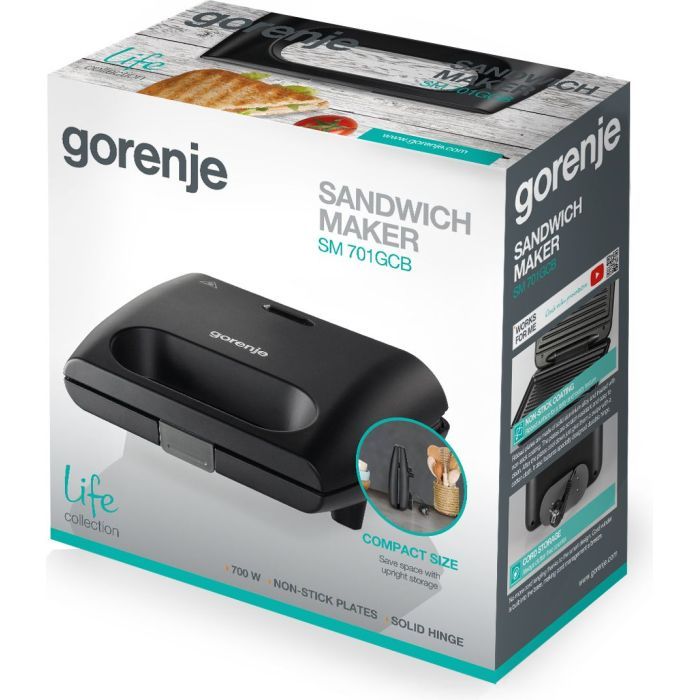 Сэндвичница Gorenje SM701GCB изображение 6