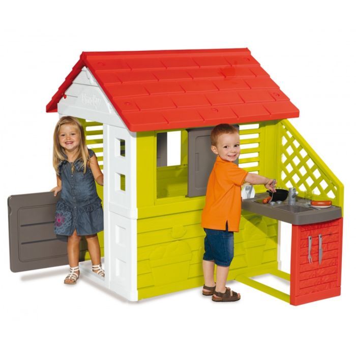 Ігровий будиночок Smoby Сонячний з літньою кухнею (810713) зображення 2