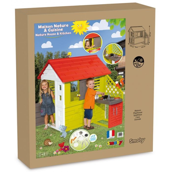 Ігровий будиночок Smoby Сонячний з літньою кухнею (810713) зображення 6
