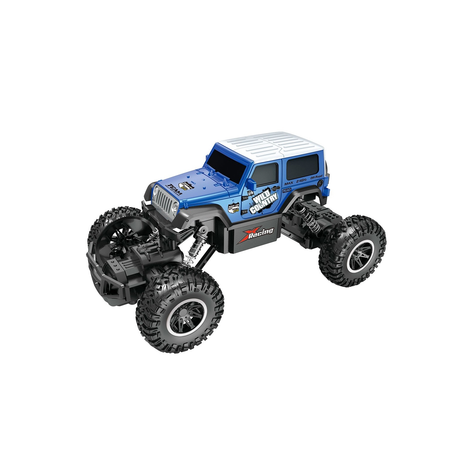 Радиоуправляемая игрушка Sulong Toys OFF-ROAD CRAWLER WILD COUNTRY Синий 1:20 (SL-106AB)