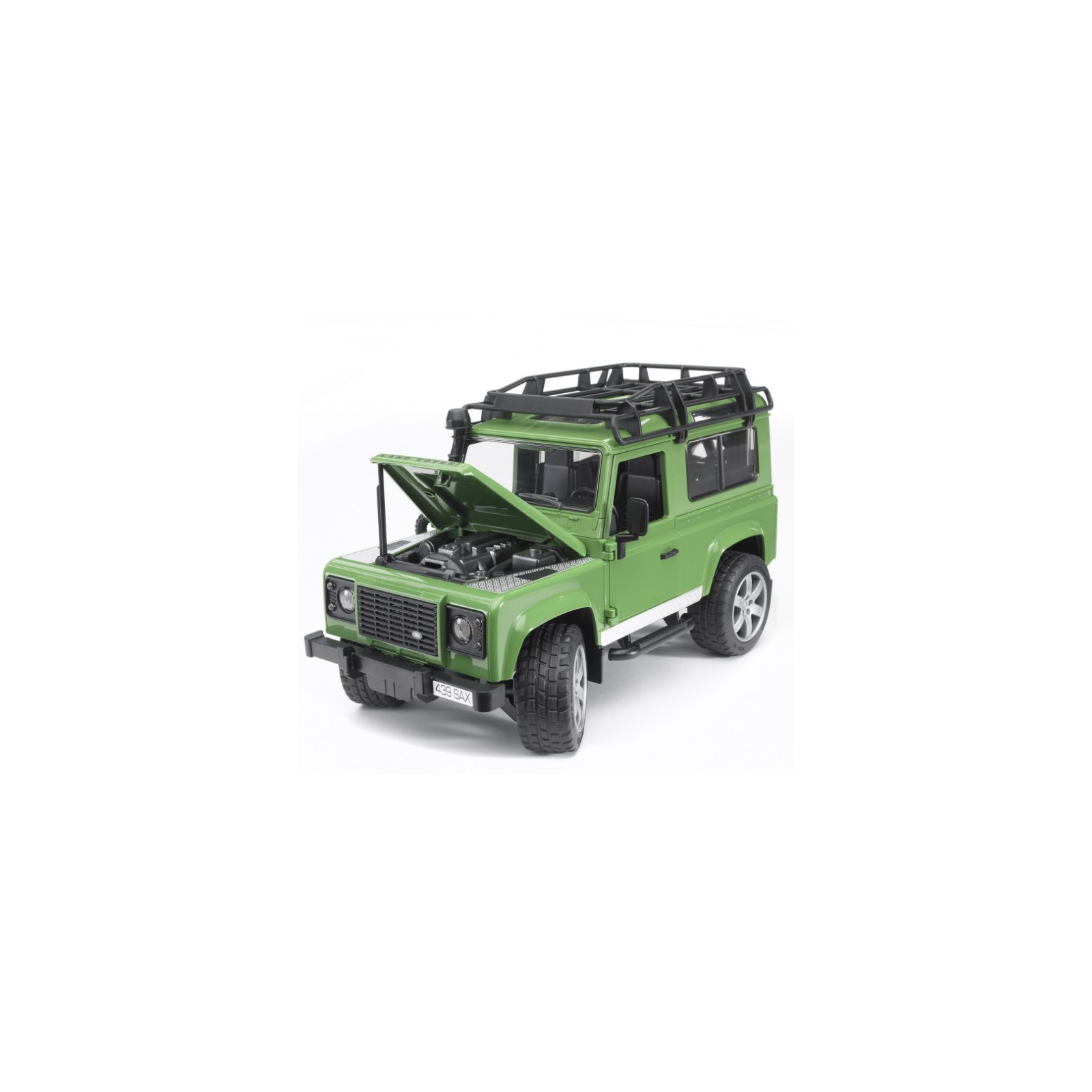 Спецтехніка Bruder джип Land Rover Defender М1:16 (02590) зображення 8