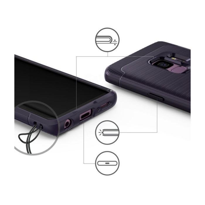 Чехол для мобильного телефона Ringke Onyx Samsung Galaxy S9 Plum Violet (RCS4418) изображение 2