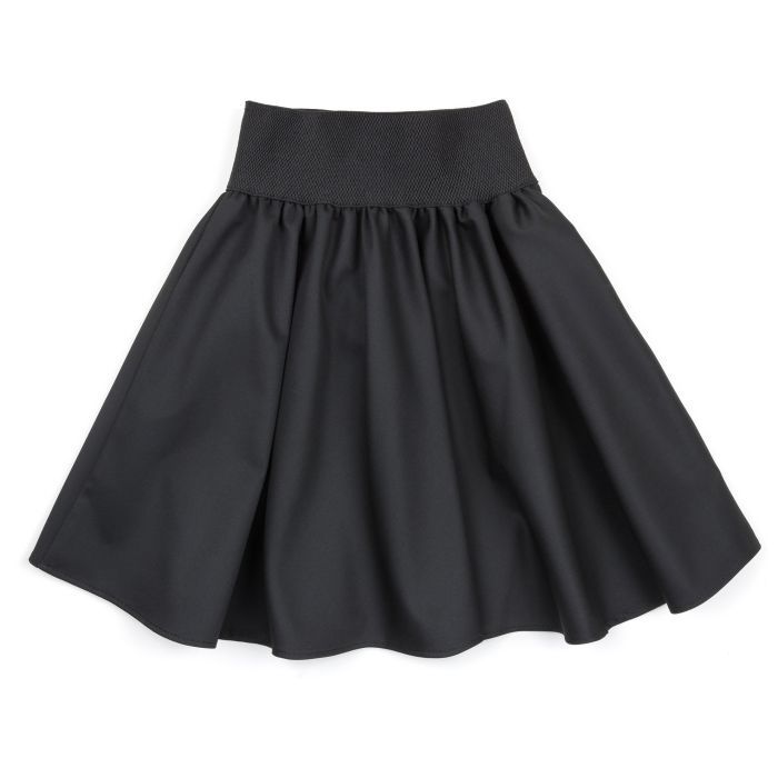 Спідниця дитяча Lucky Life на гумці (10004-140G-black)