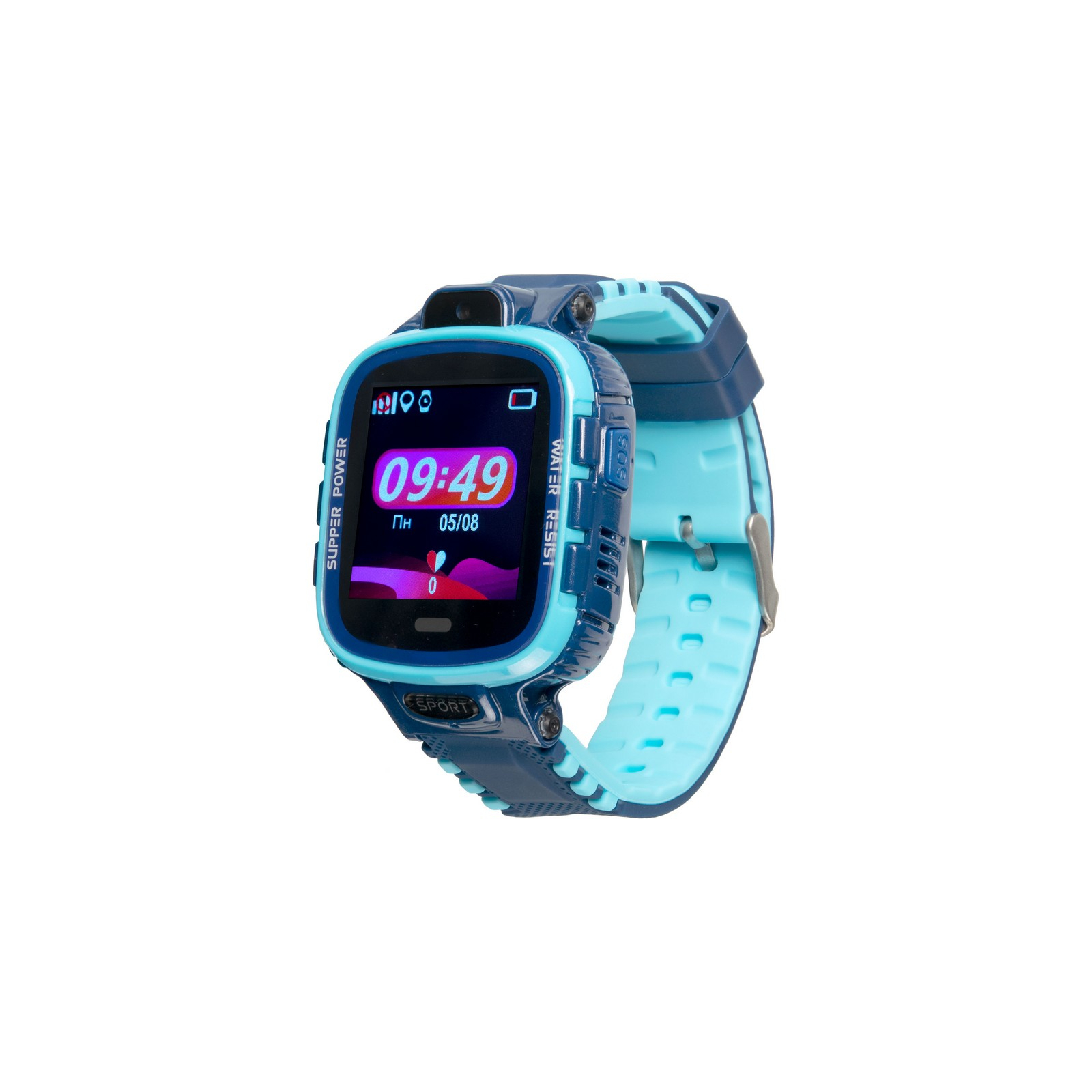 Смарт-часы Gelius Pro GP-PK001 (PRO KID) Blue Kids smart watch, GPS tracker (ProGP-PK001(PROKID)Blue)