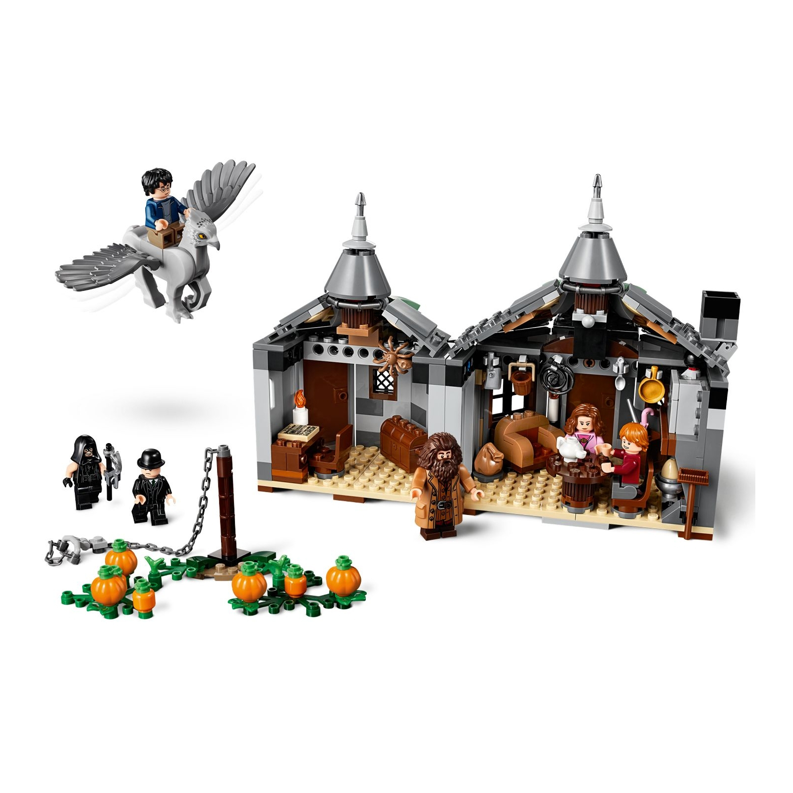 Конструктор LEGO Harry Potter Хижина Хагрида: спасение Клювокрыла 496 деталей (75947) изображение 4