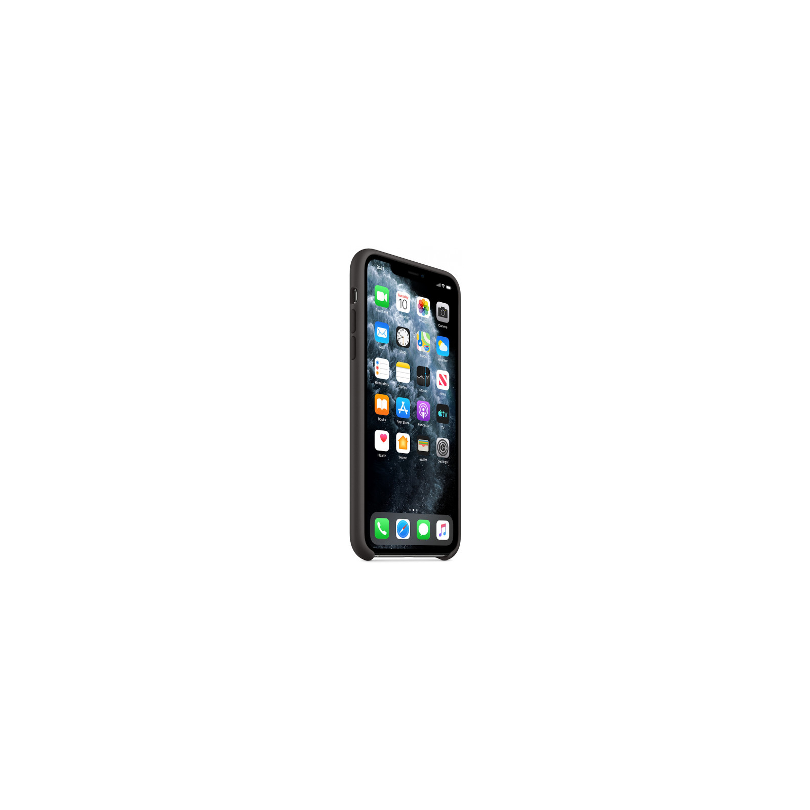 Чехол для мобильного телефона Apple iPhone 11 Pro Max Silicone Case - Black (MX002ZM/A) изображение 5