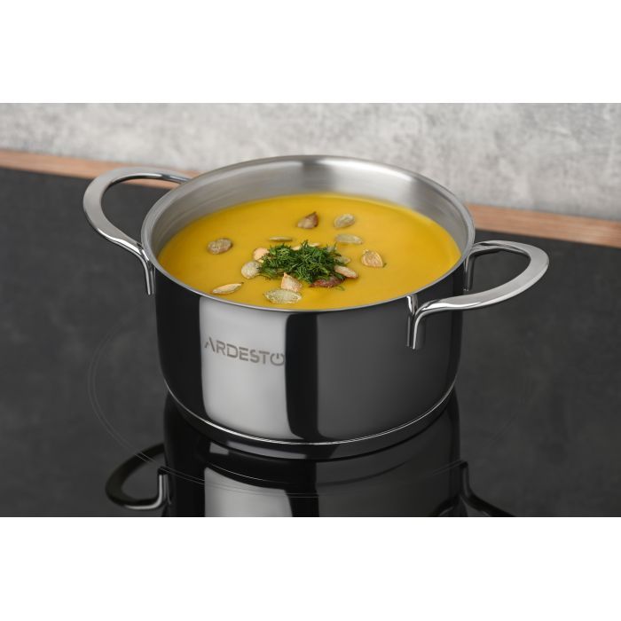 Кастрюля Ardesto Luna з кришкою 0,9 л (AR0609S) изображение 5