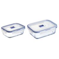 Пищевой контейнер Luminarc Pure Box Active набор 2шт прямоуг. 820мл/1220мл (P5505)