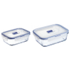 Пищевой контейнер Luminarc Pure Box Active набор 2шт прямоуг. 820мл/1220мл (P5505)