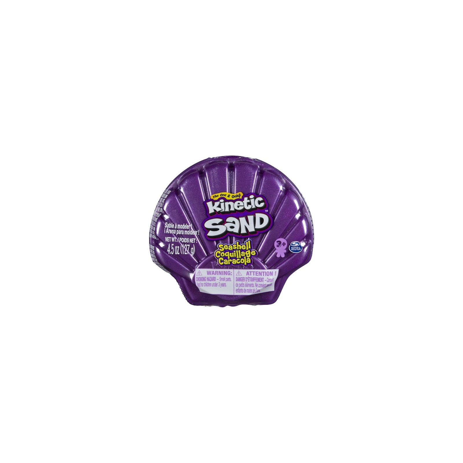 Набір для творчості Kinetic Sand Мушля фіолетова (71482PP)