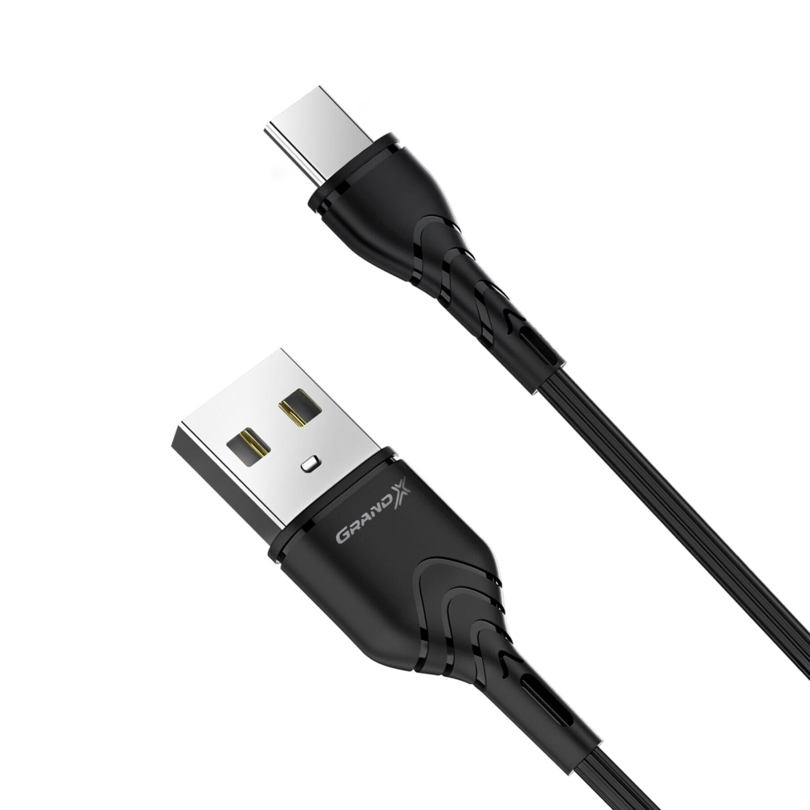 Дата кабель USB 2.0 AM to Type-C 1.0m White Grand-X (PC-03W) зображення 2