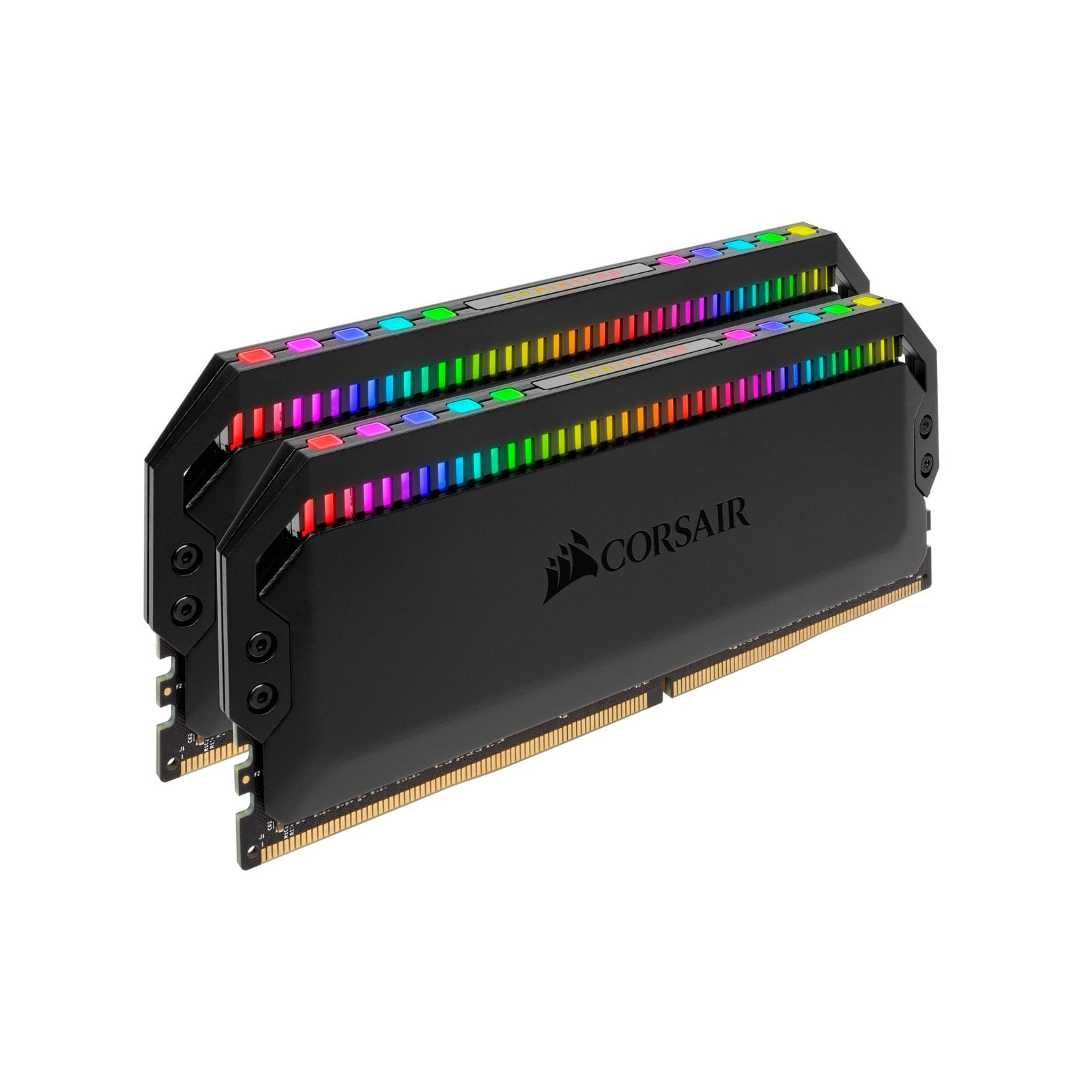 Модуль пам'яті для комп'ютера DDR4 16GB (2x8GB) 3600 MHz Dominator Platinum RGB Black Corsair (CMT16GX4M2C3600C18) зображення 2