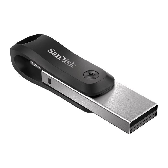 USB флеш накопитель SanDisk 256GB iXpand Go USB 3.0/Lightning (SDIX60N-256G-GN6NE) изображение 3
