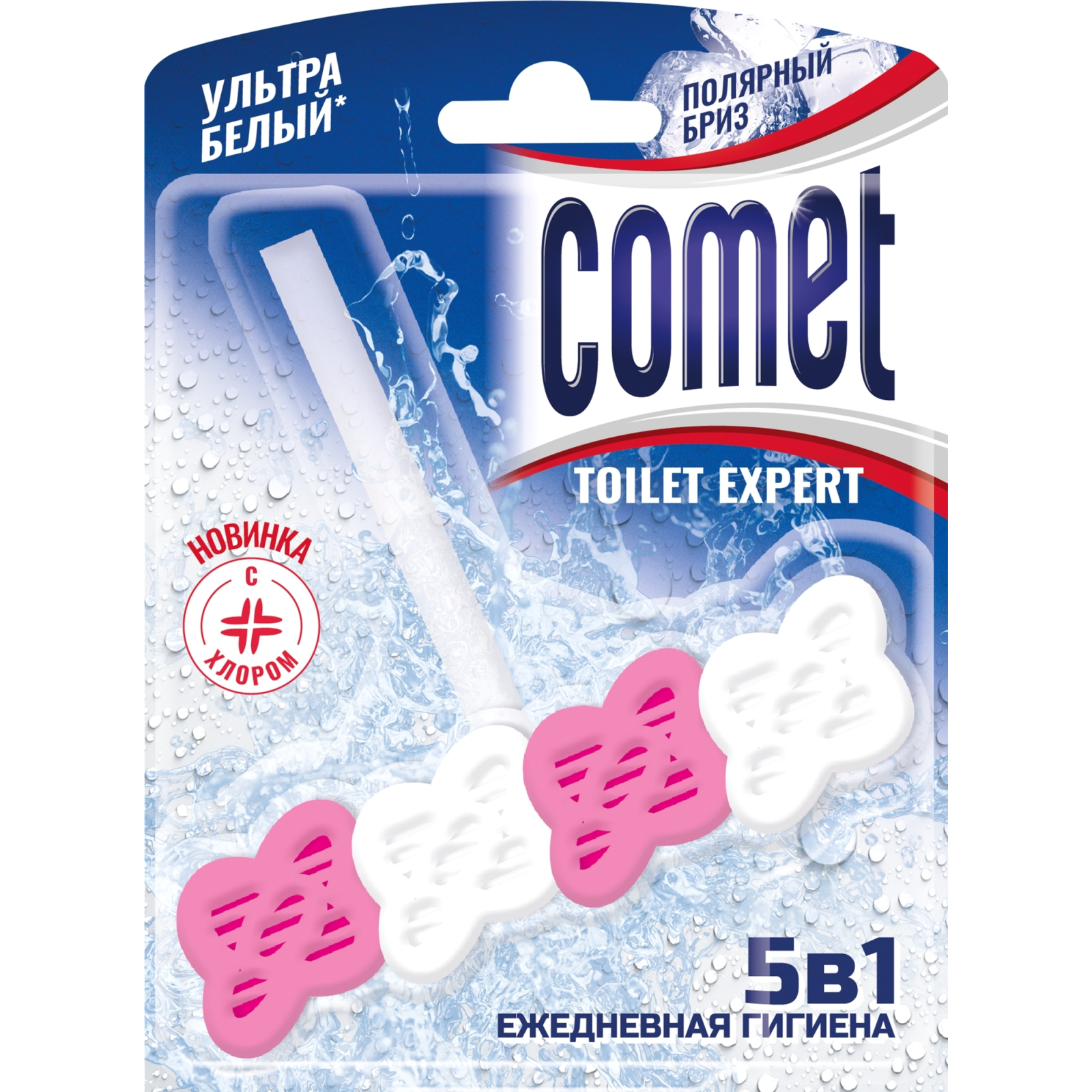 Туалетный блок Comet Полярный бриз 48 г (8001480704107)