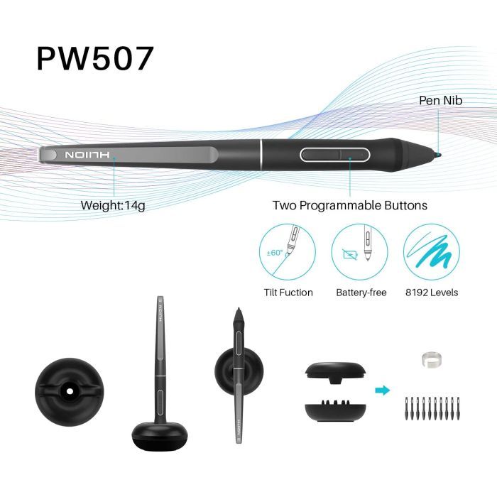 Планшет-монітор Huion Kamvas 13 (GS1331) зображення 2