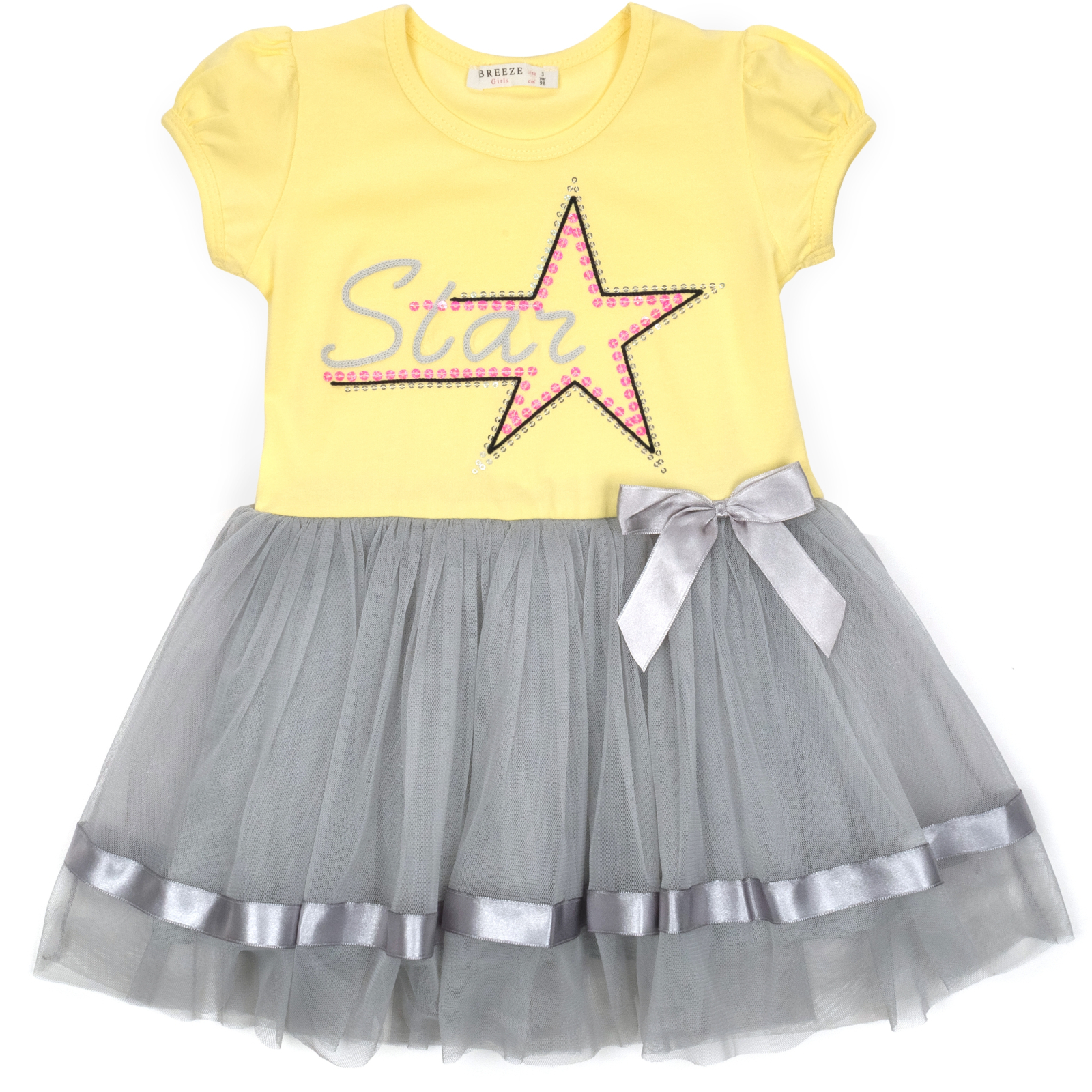 Платье Breeze "STARS" (14116-110G-yellow)