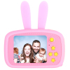 Интерактивная игрушка XoKo Rabbit Цифровой детский фотоаппарат розовый (KVR-010-PN) изображение 2