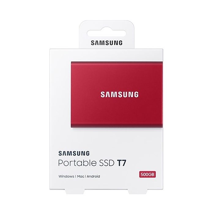 Накопитель SSD USB 3.2 500GB T7 Samsung (MU-PC500R/WW) изображение 7