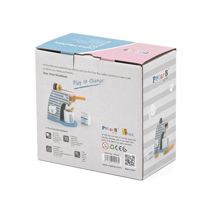 Игровой набор Viga Toys кулинара PolarB Кофемашина (44018) изображение 7