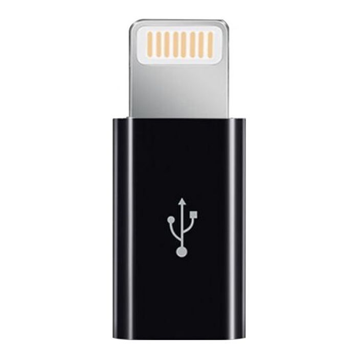 Перехідник Micro USB to Lightning black XoKo (XK-AC030-BK)