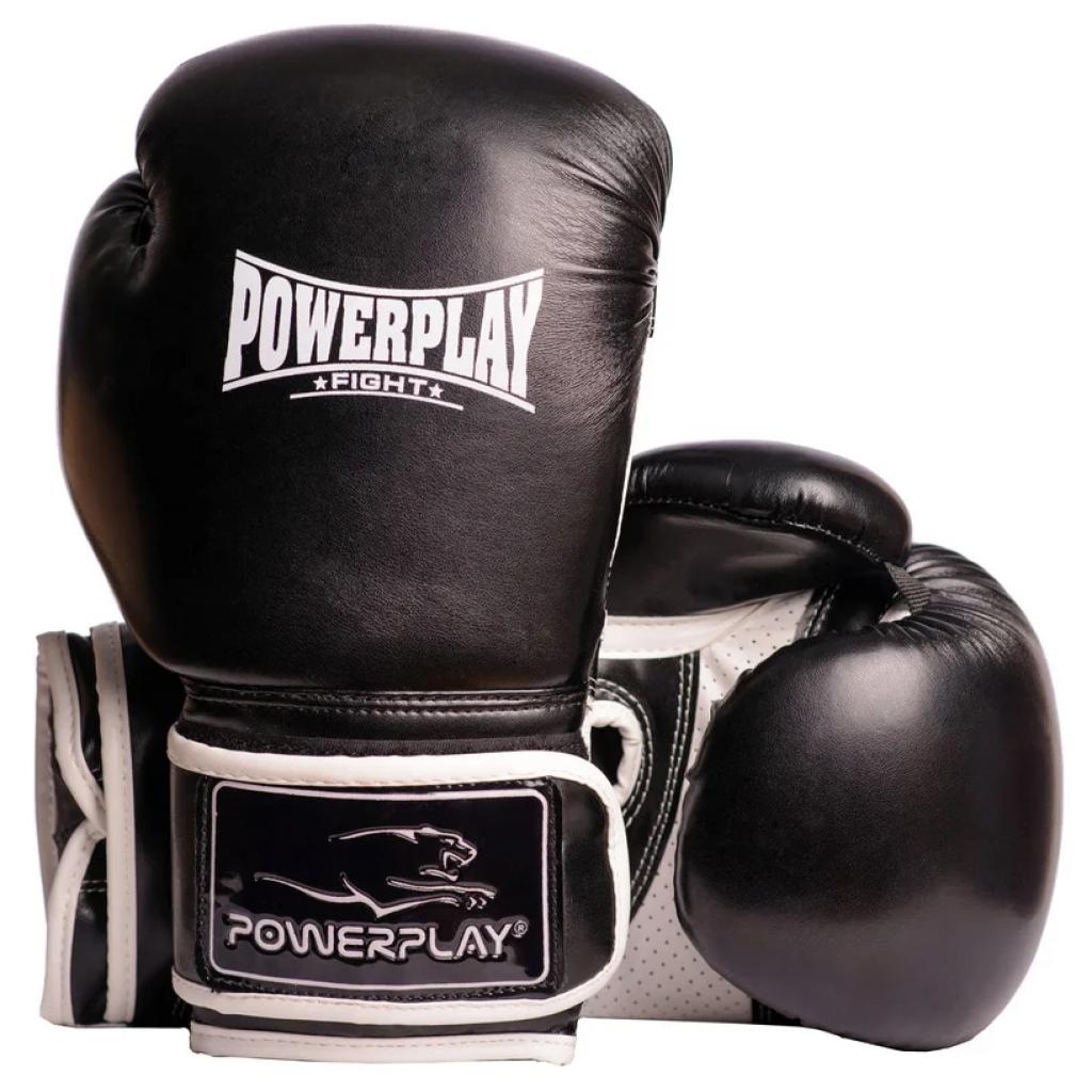 Боксерские перчатки PowerPlay 3019 12oz Black (PP_3019_12oz_Black)