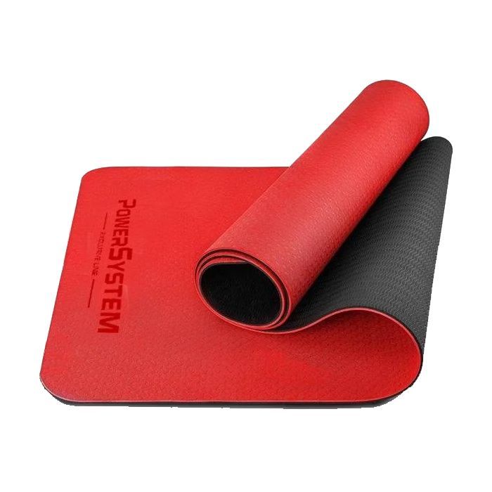 Килимок для фітнесу Power System Yoga Mat Premium PS-4060 Red (4060RD-0)
