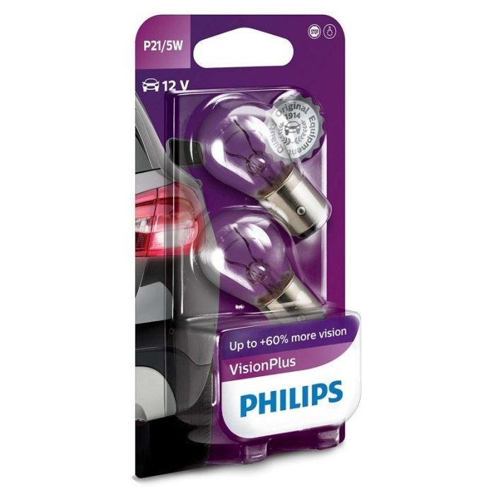 Автолампа Philips 21/5W (12499 VP B2) зображення 3