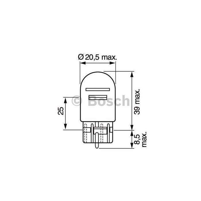 Автолампа Bosch 21/5W (1 987 302 252) зображення 5