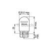 Автолампа Bosch 21/5W (1 987 302 252) зображення 5