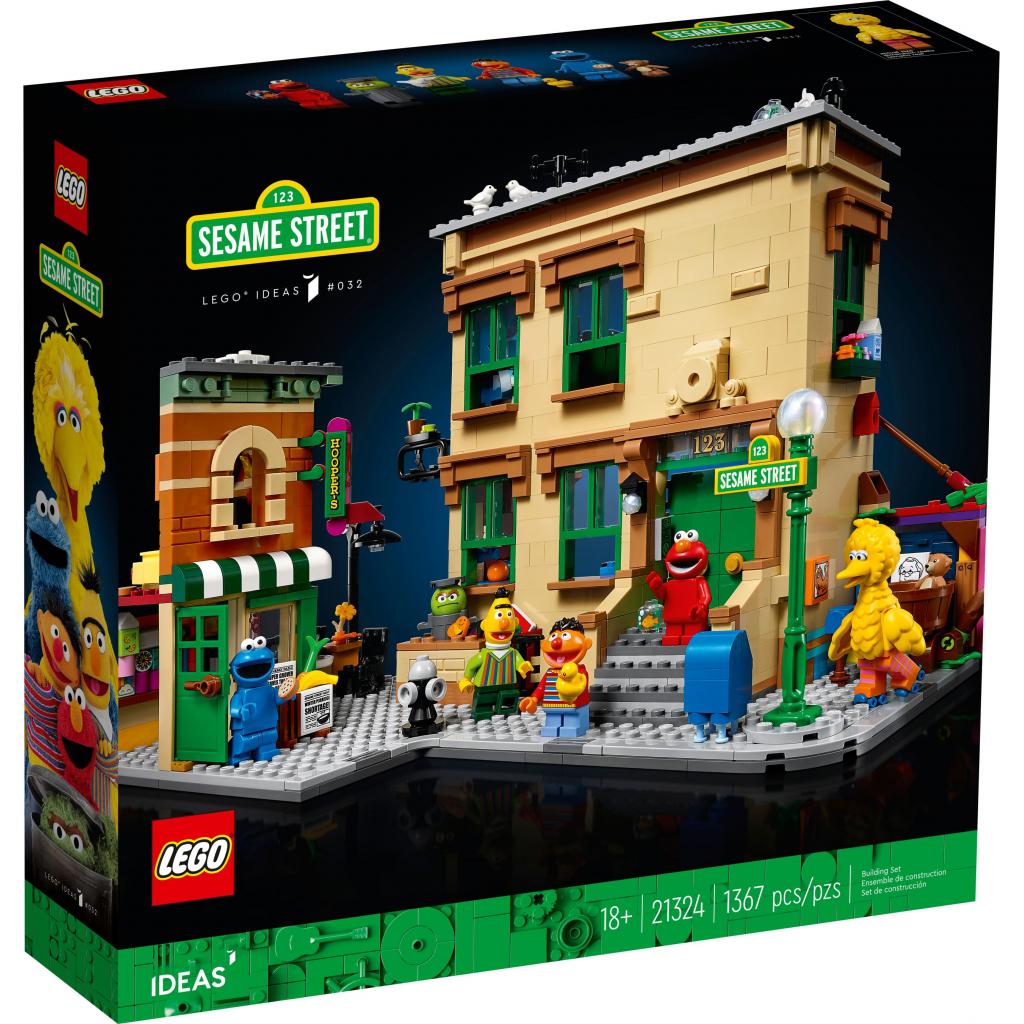 Конструктор LEGO Ideas Улица Сезам, 123 (21324)