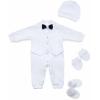 Набір дитячого одягу ТМ Баранчик БО для Крещения (078-01-62B-white)