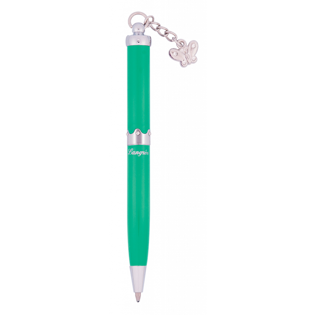 Ручка кулькова Langres набір ручка + брелок + закладка Fly Зелений (LS.132001-04) зображення 2