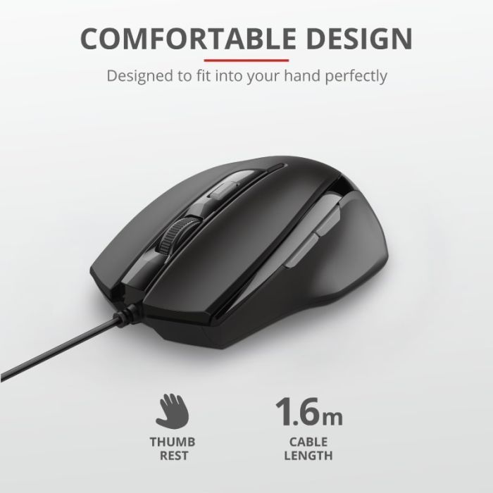 Мышка Trust Voca USB Black (23650) изображение 9