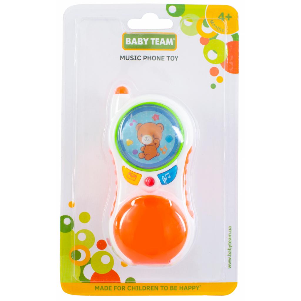 Развивающая игрушка Baby Team Телефон музыкальный маленький (8621) изображение 3