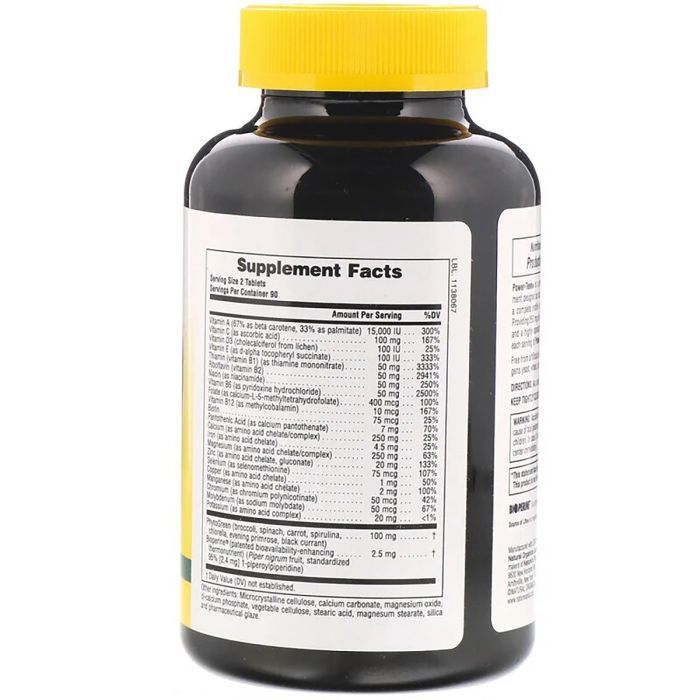 Мультивітамін Natures Plus Мультивітаміни для Підлітків, Source of Life, Power Teen, 18 (NAP-29992) зображення 2