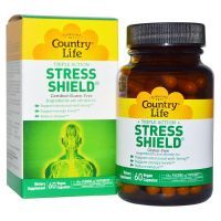 Вітамінно-мінеральний комплекс Country Life Антистресовий Енергетичний Комплекс, Stress Shield, 60 ве (CLF-05034)