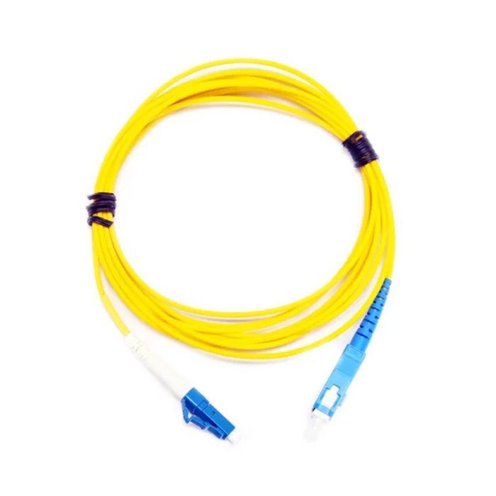 Оптический патчкорд Eserver SC/UPC-LC/UPC SingleMode, Simplex, 1m (ES-SC-LC/UPC-1-SM-S)