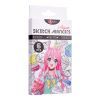 Художественный маркер Santi набор двусторонних sketch Anime 6 шт (390550)