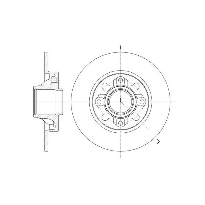 Гальмівний диск REMSA 61060.00