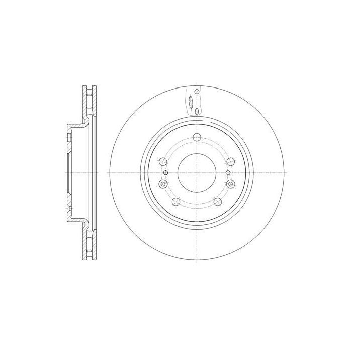 Тормозной диск REMSA 61665.10
