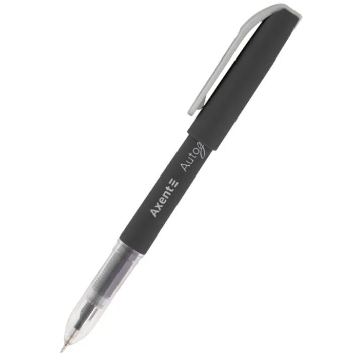 Ручка гелева Axent Autographe 0.5 мм Чорна (AG1007-01-A)