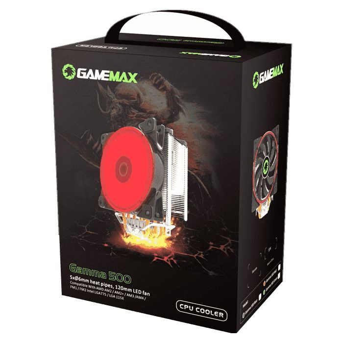 Кулер для процессора Gamemax Gamma 500-Green изображение 6